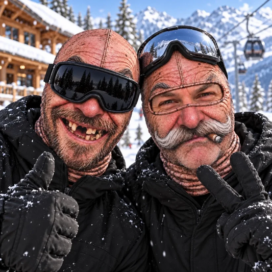 Funny Ski Mask Born For The Slopes — Made To Stand Out