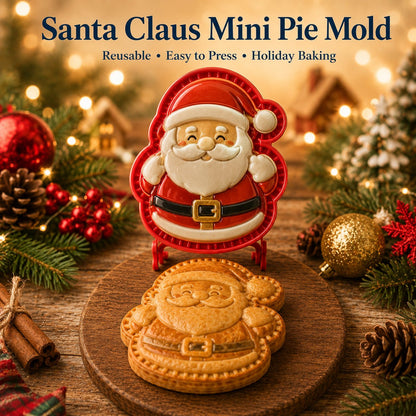 🎅 8-Design Christmas Mini Pie Mold – Festive Holiday Baking Tool for Cookies & Treats